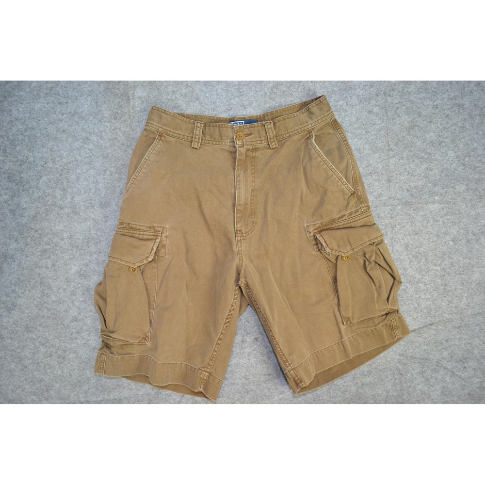 VTG Polo Ralph Lauren Cargo Shorts Mens 30‎ Classic Polo 67 Chino Outdoor Rugged